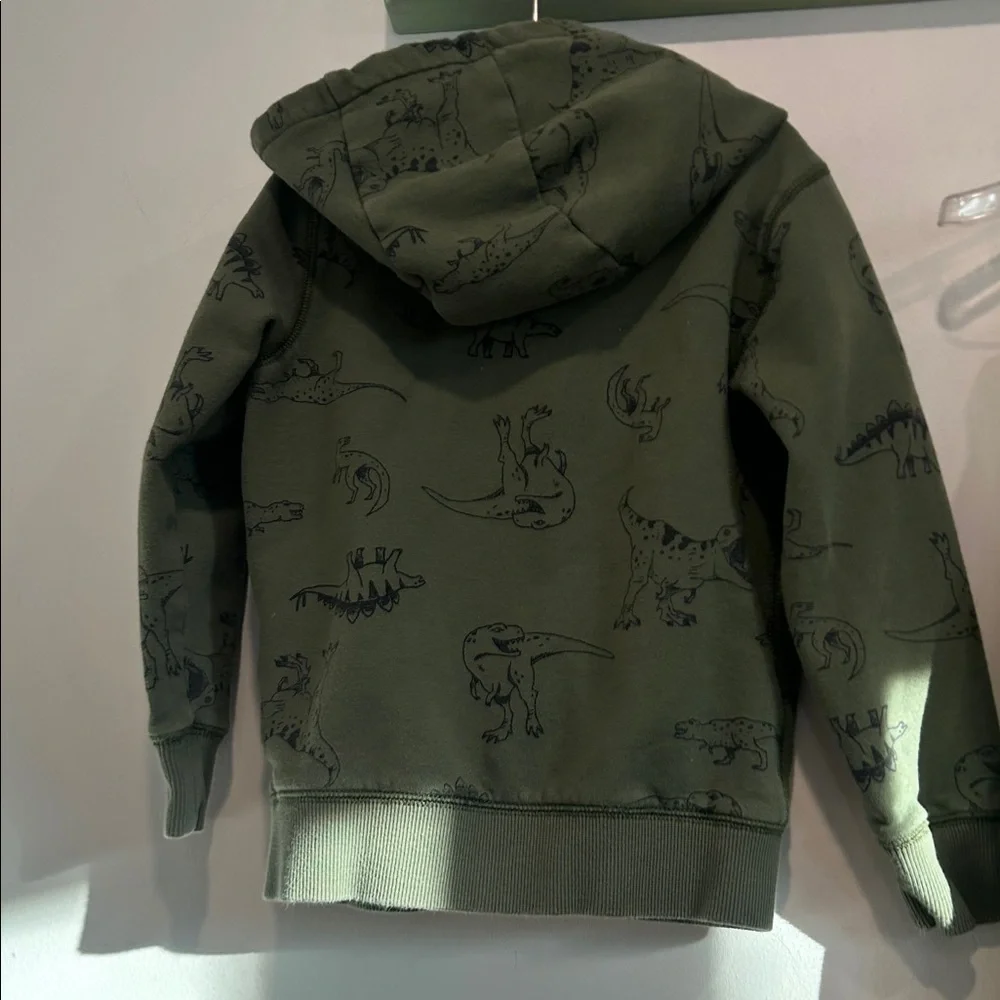 Carter's Olive Green Dinosaur Hoodie and Jogger Set boys size 6